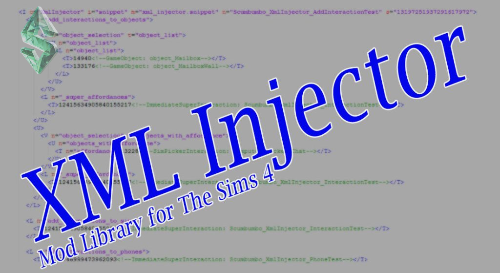 XML Injector для Симс 4