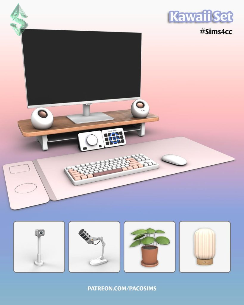 Сет для рабочего кабинета «Kawaii Setup»