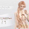 Женская прическа «Long hair with a single braid»