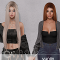 Женская прическа «Yunjin Hairstyle»
