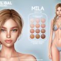 Женский скинтон «Mila Skin & Overlay»
