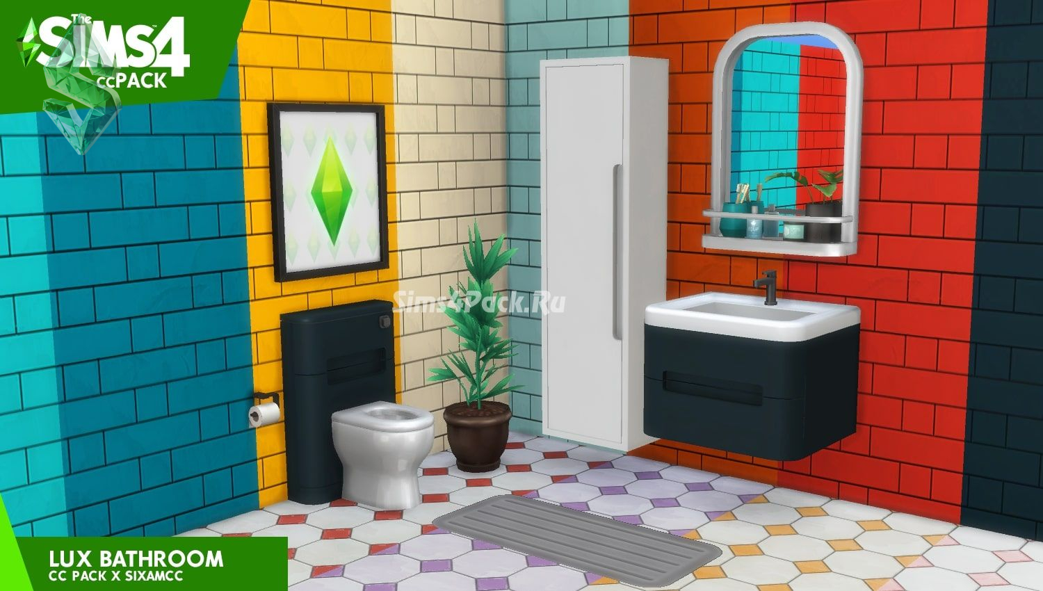 Каталог "Lux Bathroom CC Pack"