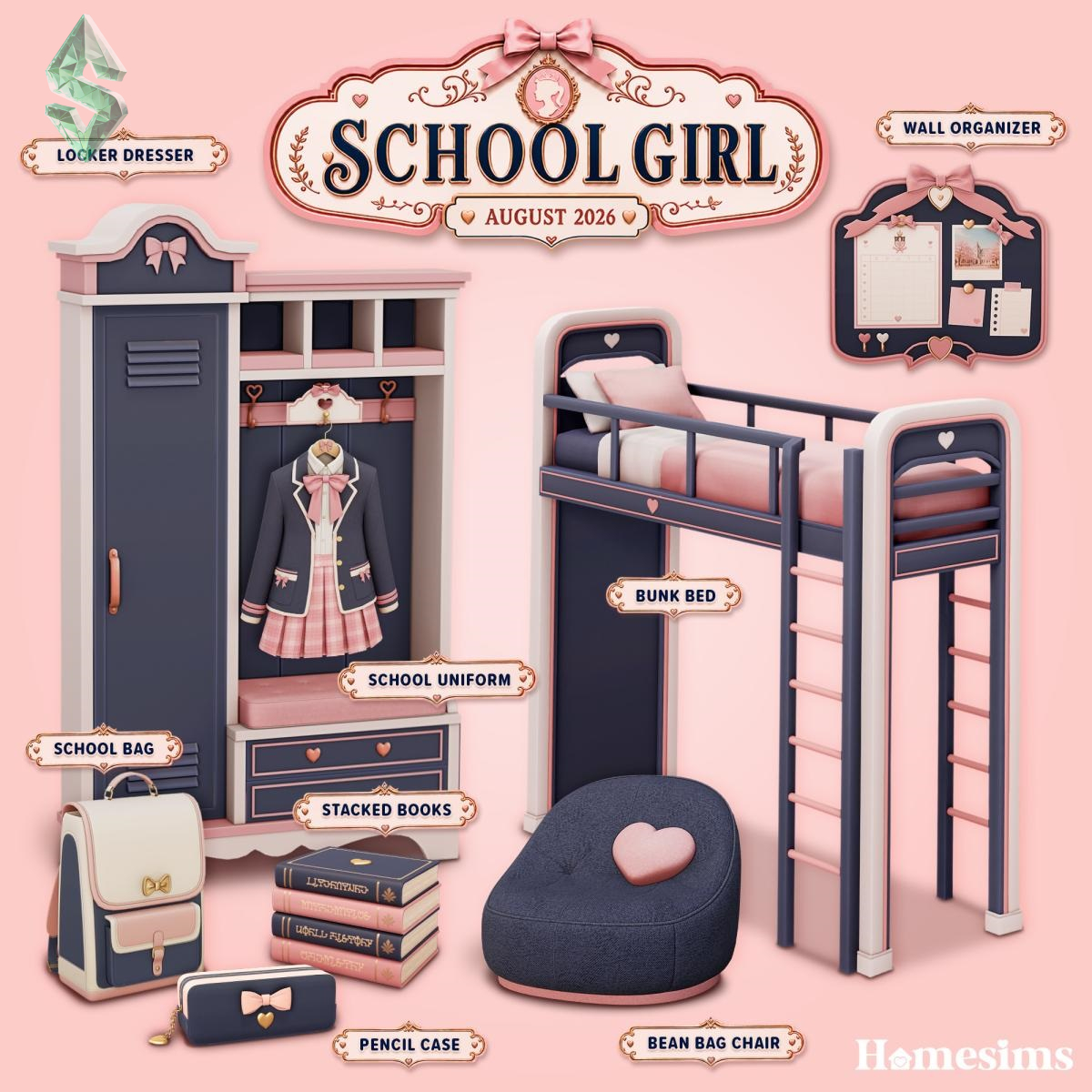 Комната школьницы «School Girl»