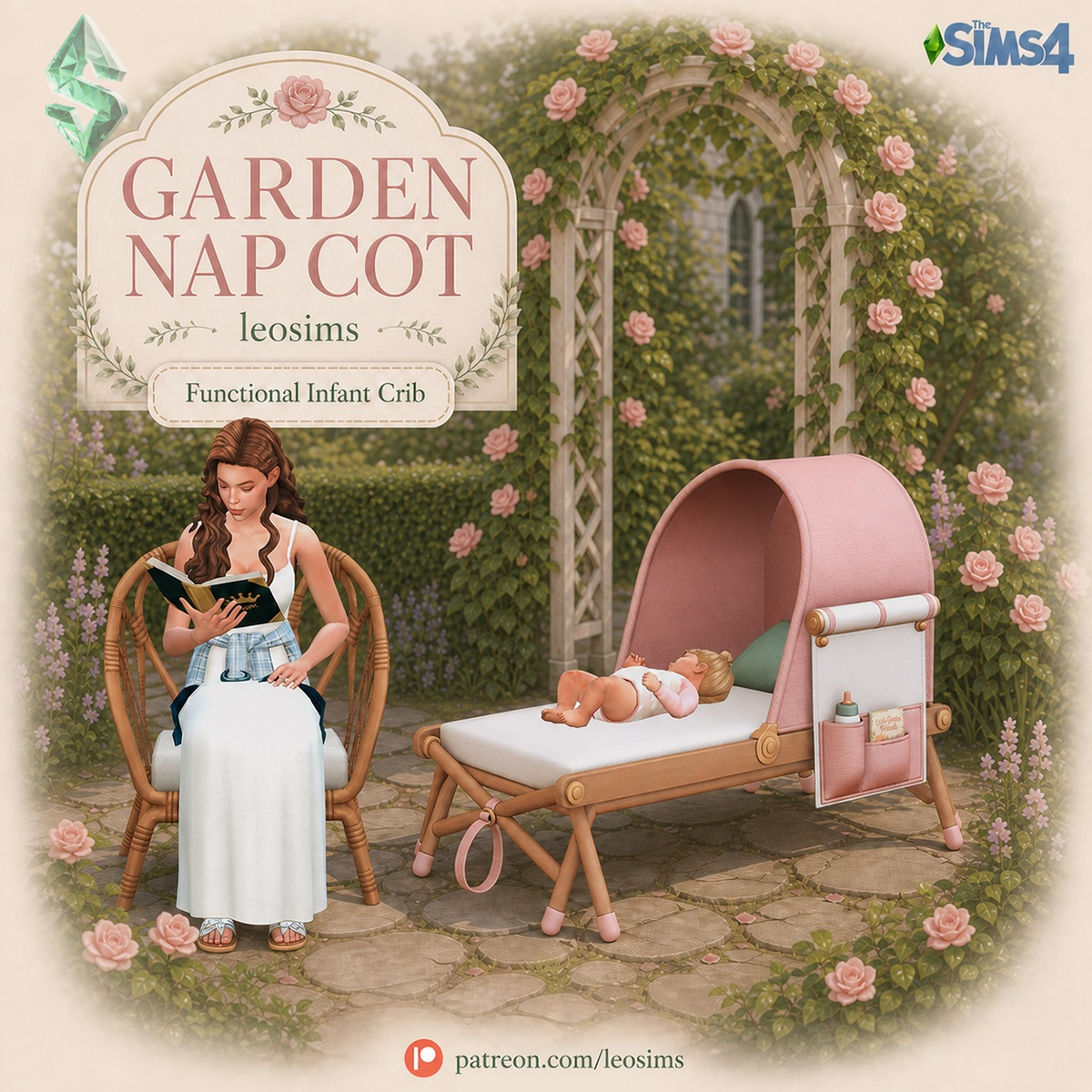 Кроватка для младенцев «Infant Garden Nap Cot»