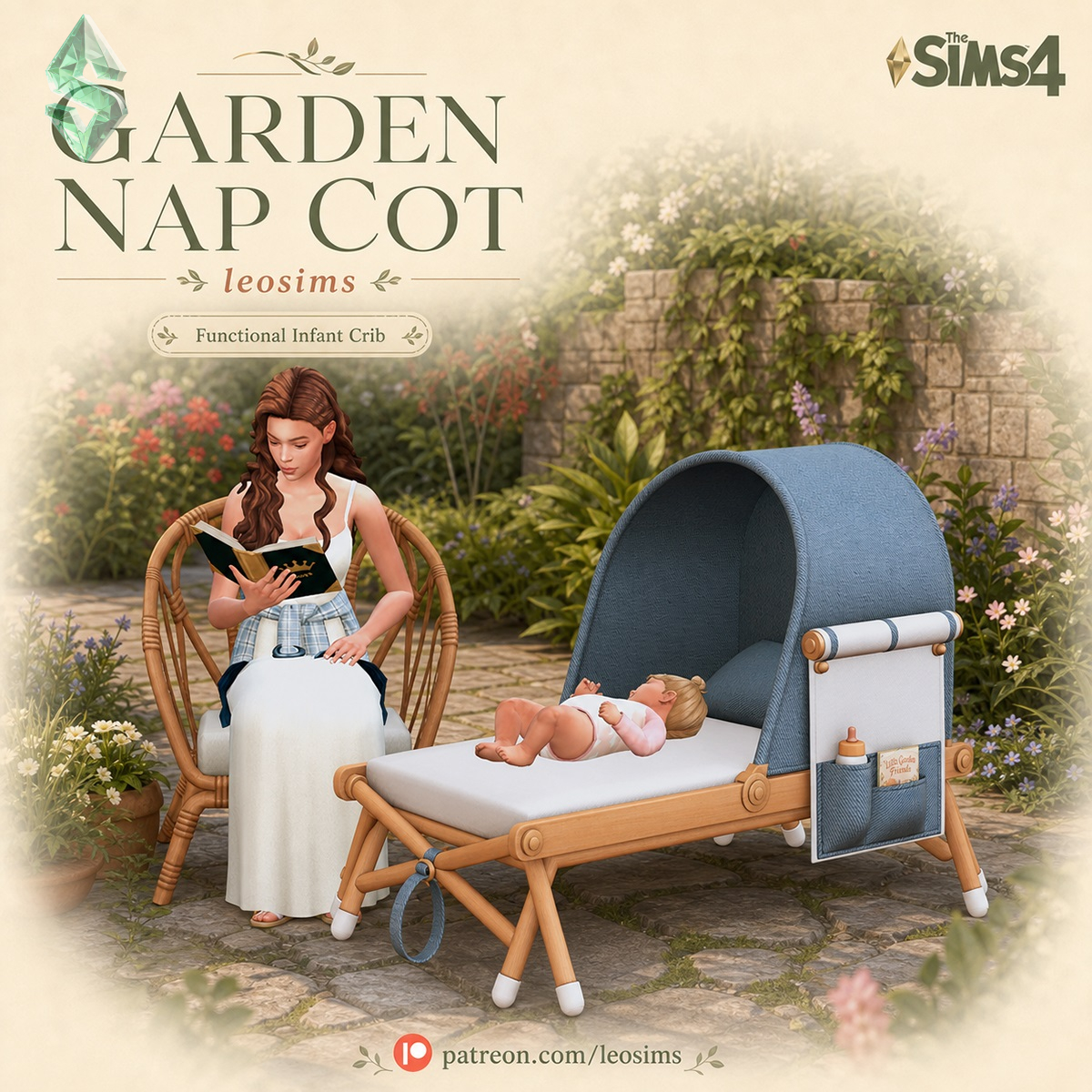 Кроватка для младенцев "Infant Garden Nap Cot"