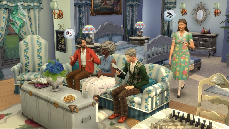 Бесплатное обновление Sims 4 для пожилых симов: одежда, мебель и отключение веса